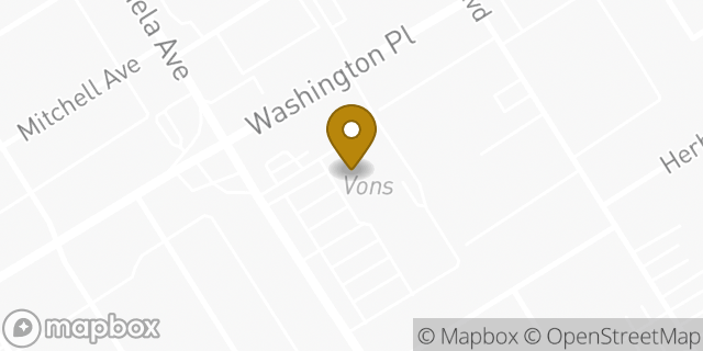 Map showing the location of Vons in Culver City, CA 90066