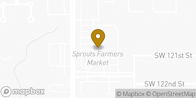Map showing the location of Sprouts Farmers Market in Oklahoma City, OK 73170