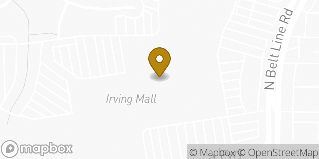 Map showing the location of Amazon Locker - Lew in Irving, TX 75062