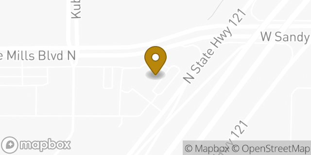 Map showing the location of Amazon Locker - Giggle in Grapevine, TX 76051