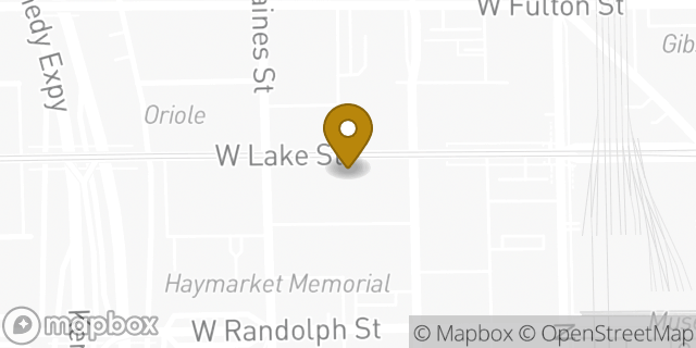 Map showing the location of Subway in Chicago, IL 60661