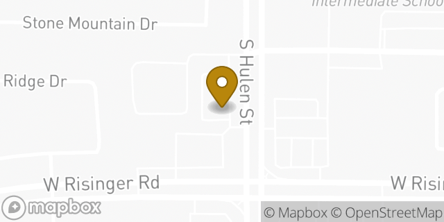 Map showing the location of Subway in Fort Worth, TX 76123