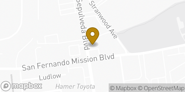 Map showing the location of Subway in Mission Hills, CA 91345
