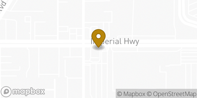 Map showing the location of Amazon Locker - Gaming in Downey, CA 90242