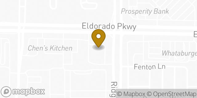 Map showing the location of CVS Pharmacy in McKinney, TX 75070
