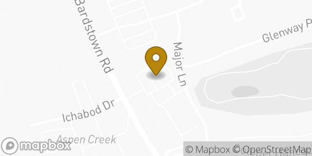 Map showing the location of Amazon Locker - Prizefight in Louisville, KY 40291