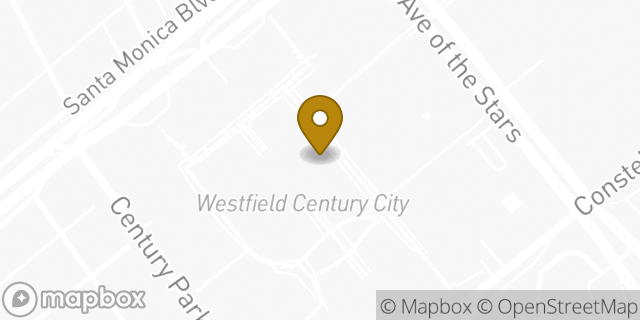 Map showing the location of Chipotle Mexican Grill in Los Angeles, CA 90067