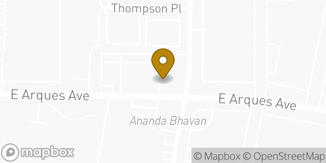 Map showing the location of Subway in Sunnyvale, CA 94085