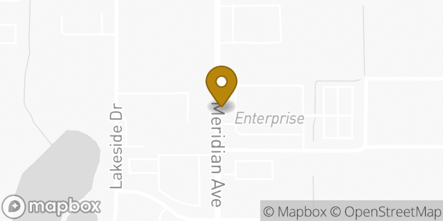 Map showing the location of Enterprise Rent-A-Car in Oklahoma City, OK 73119