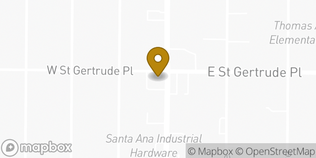 Map showing the location of ATM 7ELEVEN-FCTI in Santa Ana, CA 92707
