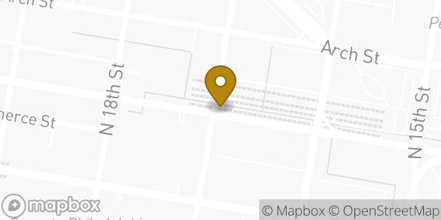 Map showing the location of Walgreens in Philadelphia, PA 19103