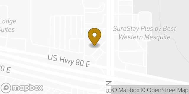 Map showing the location of Amazon Locker - Ygnacio in Mesquite, TX 75150