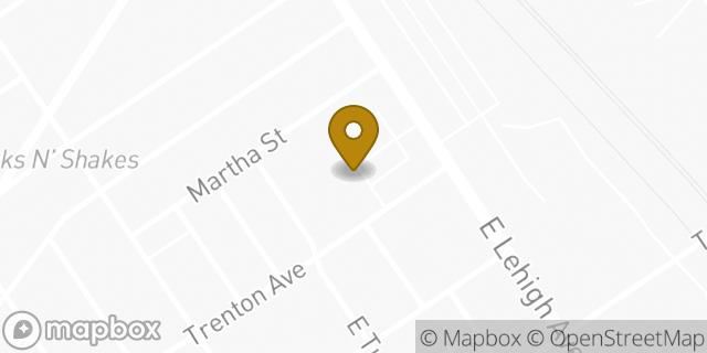 Map showing the location of Amazon Locker - Bouquet in Philadelphia, PA 19125
