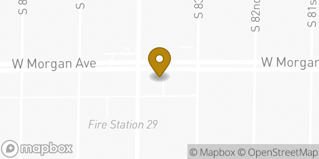 Map showing the location of Amazon Locker - Chairlift in Milwaukee, WI 53220