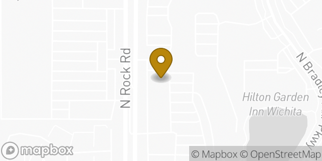 Map showing the location of Athleta in Wichita, KS 67206