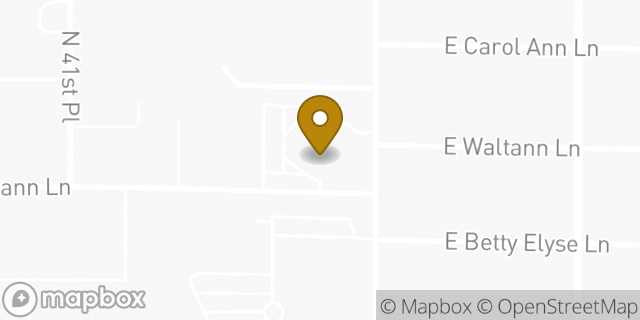 Map showing the location of The Church of Jesus Christ of Latter-day Saints in Phoenix, AZ 85032