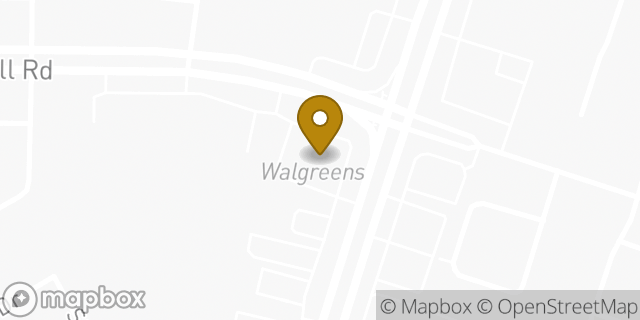 Map showing the location of Walgreens in Arlington, TX 76002