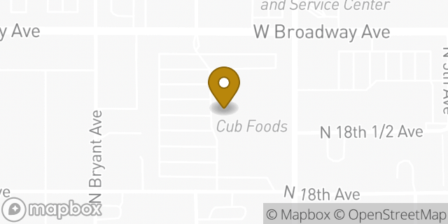Map showing the location of Amazon Locker - Engineer in Minneapolis, MN 55411