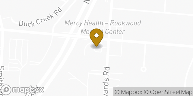 Map showing the location of ATM Speedway in Cincinnati, OH 45209