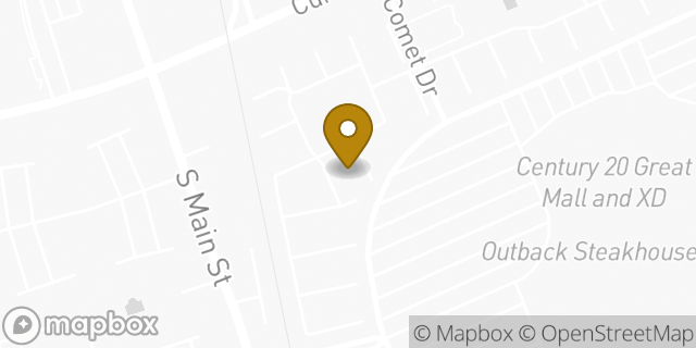 Map showing the location of Marshalls in Milpitas, CA 95035