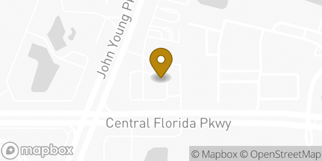 Map showing the location of Amazon Locker - Consolacion in Orlando, FL 32837