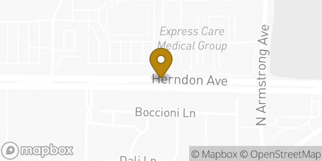 Map showing the location of Kaiser Permanente in Clovis, CA 93611