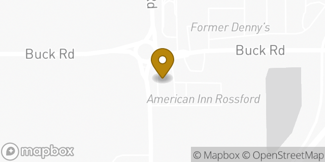 Map showing the location of Subway in Rossford, OH 43460
