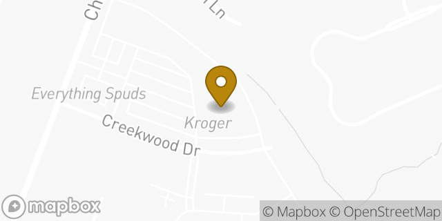 Map showing the location of Kroger in Lexington, KY 40502
