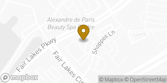 Map showing the location of Amazon Locker - Anise in Fairfax, VA 22033
