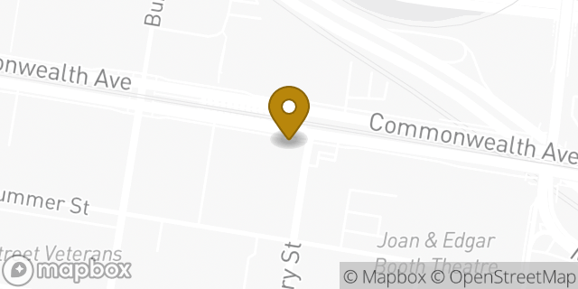 Map showing the location of Target in Boston, MA 02215