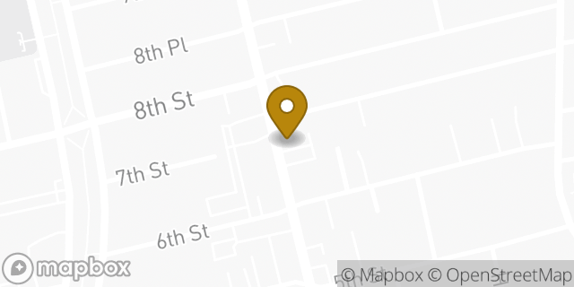 Map showing the location of Enterprise Rent-A-Car in Hermosa Beach, CA 90254