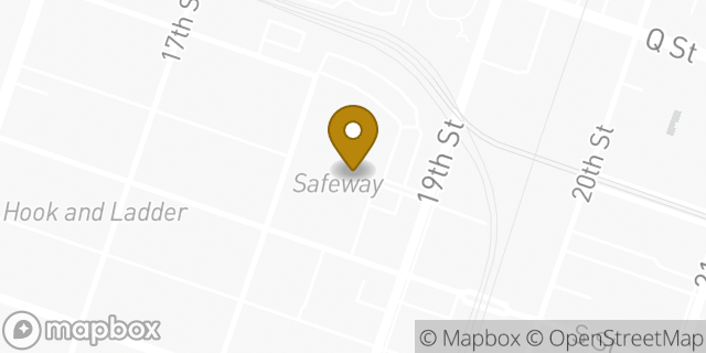 Map showing the location of Safeway in Sacramento, CA 95811