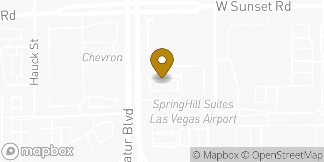 Map showing the location of Starbucks in Las Vegas, NV 89118