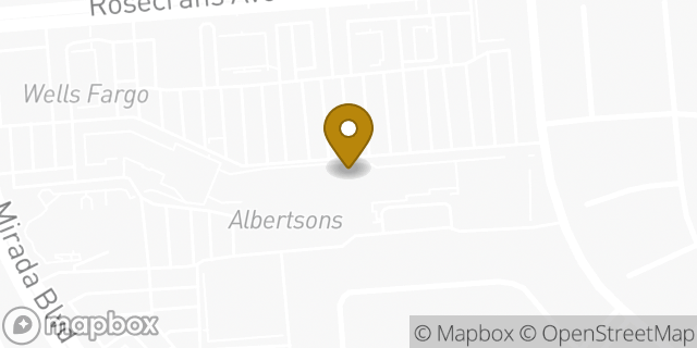 Map showing the location of CVS Pharmacy in La Mirada, CA 90638