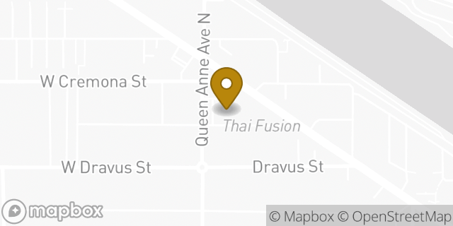 Map showing the location of Amazon Locker - Amee in Seattle, WA 98109