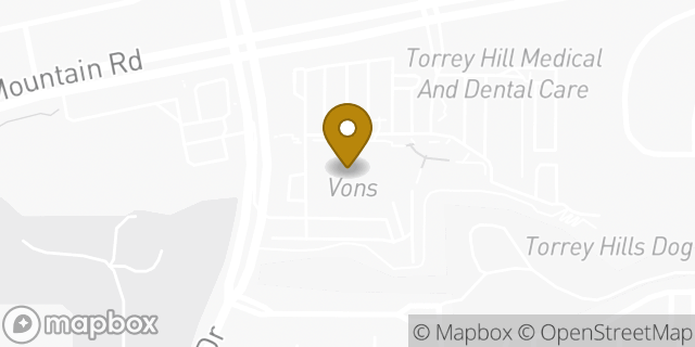 Map showing the location of Coinme in San Diego, CA 92130