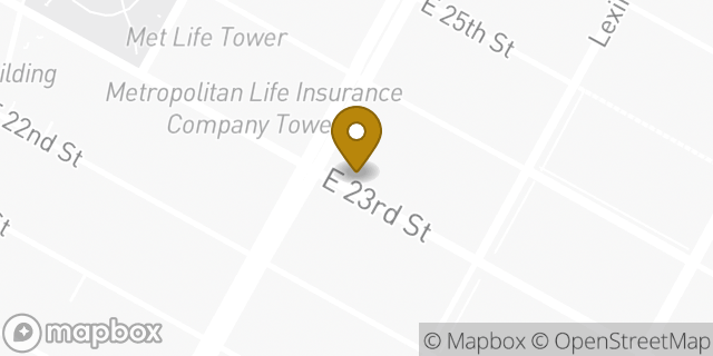Map showing the location of 7-Eleven in New York, NY 10010