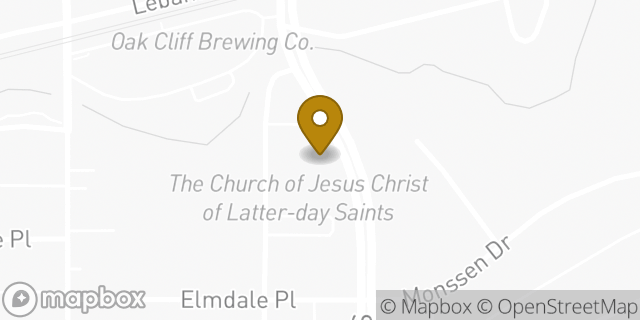 Map showing the location of The Church of Jesus Christ of Latter-day Saints in Dallas, TX 75224