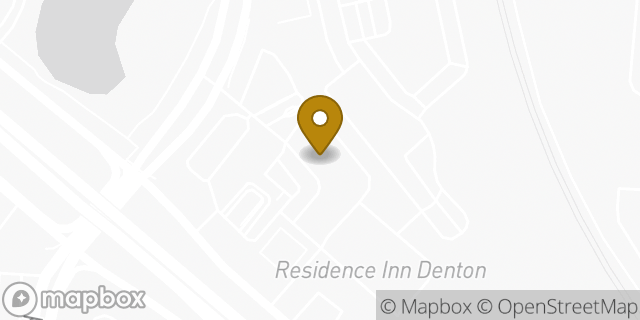 Map showing the location of Subway in Denton, TX 76208