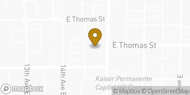 Map showing the location of Coinme in Seattle, WA 98112