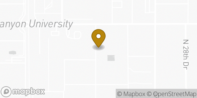 Map showing the location of Amazon Locker - Cassowary in Phoenix, AZ 85017