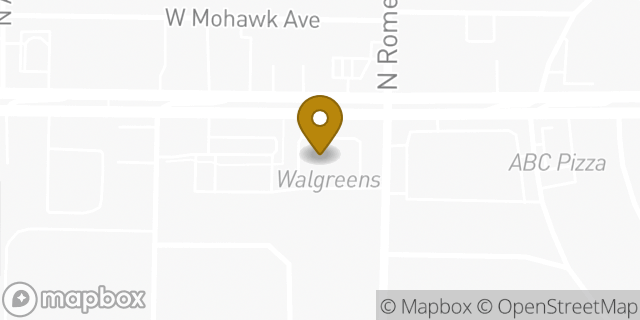 Map showing the location of ATM Walgreens in Tampa, FL 33603