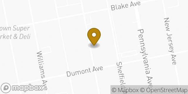 Map showing the location of Amazon Locker - Attractive in Brooklyn, NY 11207