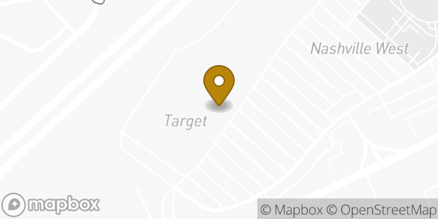 Map showing the location of Target in Nashville, TN 37209