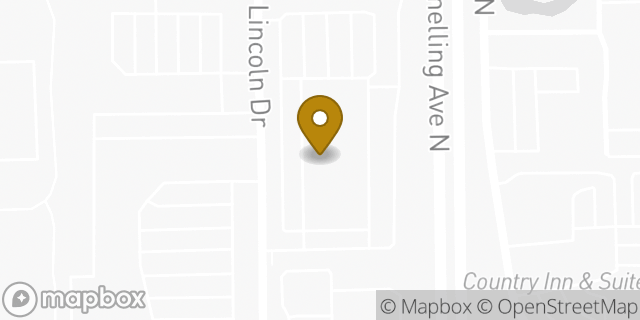 Map showing the location of Midway Ford in Roseville, MN 55113