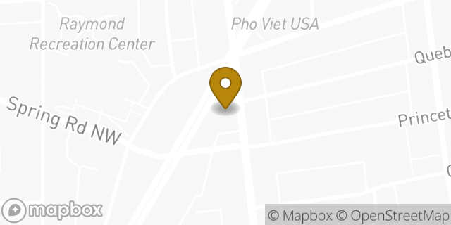 Map showing the location of CVS Pharmacy in Washington, DC 20010