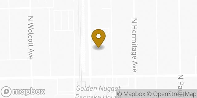Map showing the location of Amazon Locker - Grotto in Chicago, IL 60640