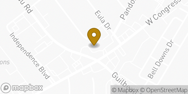 Map showing the location of Chase Bank in Lafayette, LA 70506