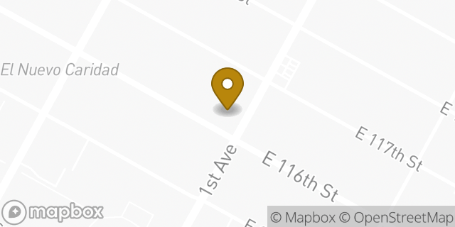 Map showing the location of Citi ATM in New York, NY 10035