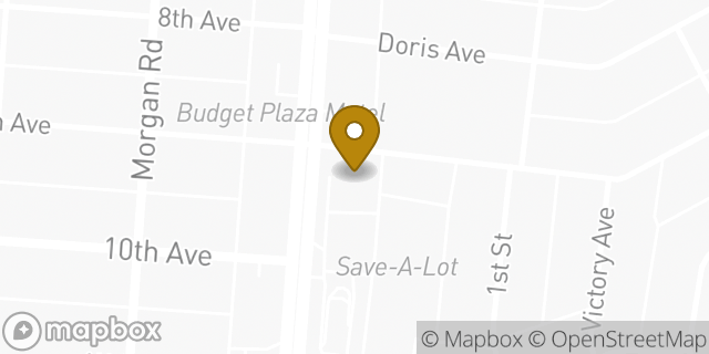 Map showing the location of AutoZone in Brooklyn, MD 21225
